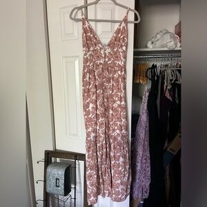 Abercrombie Pink Floral Maxi Dress